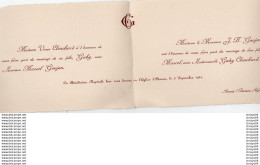 Delcampe - V6A   Annot (04) Faire Part De Mariage En 1931 - Hochzeit