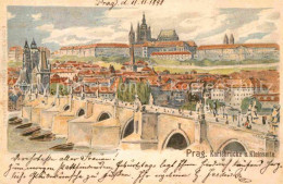 Delcampe - Prag Prahy Prague Karlsbruecke Kleinseite - Tschechische Republik