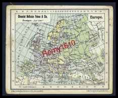 Delcampe - Chocolat Delhaize Frères & Cie. * Le Lion *  15 Lithos Pays  Différents.  12 X 10 Cm. Scan Recto/verso. - Werbepostkarten