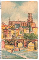 Delcampe - AZBP11-0924-ILLUSTRATEUR - Albi - Le Pont Vieux Et La Cathédrale - Barday - Barday