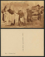 Delcampe - Ethnic Old Postcard Porteuses D'eau Water Carrier Girls - Ohne Zuordnung
