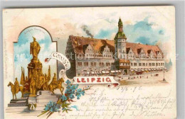 Delcampe - LEIPZIG Sachsen Rathaus Sieges Denkmal - Leipzig