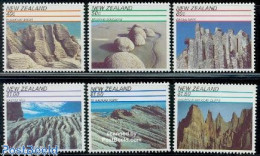 Delcampe - New Zealand 1991 Rock Formations 6v, Mint NH, History - Sport - Geology - Mountains & Mountain Climbing - Nuevos