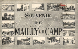 Delcampe - CPA Militaria Camp De Mailly Souvenir - Mailly-le-Camp