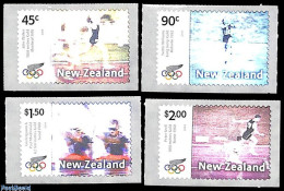 Delcampe - New Zealand 2004 Olympic Games 4v S-a, Mint NH, Sport - Athletics - Kayaks & Rowing - Olympic Games - Nuevos