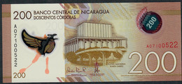 Delcampe - NICARAGUA P213a 200 CORDOBAS 2014  UNC. - Nicaragua