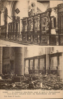 Delcampe - CPA Belgique Ypres La Cathedrale Saint Martin Avant Et Apres Le Bombardement - Ieper