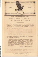 Delcampe - ALJP11-1086-55 - FORT DE VAUX - Plaque Commémorant L'exploit Du Pigeon Voyageur Emportant Le Dernier Message - Verdun