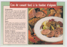 Delcampe - RECETTES Cuisine 91 : Cou De Canard Farci A La Fondue D'oignon : édit. APA POUX - Küchenrezepte