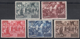 Delcampe - Vatican City 1951 Mi 180-184 Mh - Mint Hinged (PZE2 VTC180-184) - Pferde