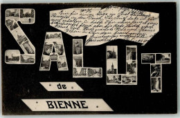 Delcampe - 2500 Biel/Bienne 1904 - Salut Tracht Pavillon Kirche Turm - 13938279 - Bienne