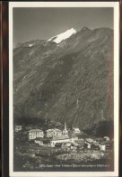 Delcampe - Saas-Fee Blick Auf Saas-Fee Und Weisshorn - Sonstige & Ohne Zuordnung