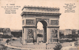 Delcampe - 75-PARIS L ARC DE TRIOMPHE-N°T1213-G/0271 - Triumphbogen