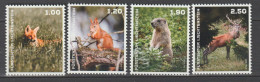 Delcampe - Liechtenstein 2024 Wildtiere Mi 2113 - 2116 ** Postfrisch - Neufs