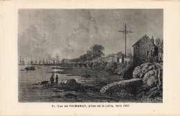 Delcampe - Paimboeuf * Vue Du Village , Pris De La Loire , Vers 1840 - Paimboeuf