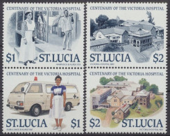 Delcampe - St. Lucia, Michel Nr. 899-902 Zd, Postfrisch - St.Lucia (1979-...)