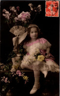 Delcampe - Carte Glacée      -  Enfants    , Fleurs          F567 - Abbildungen