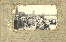 Delcampe - Coeln Rhein Stadtblick Mit Dom - Köln