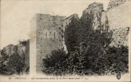 Delcampe - Provins CPA Fortifications Prises De La Porte St Jean - Provins