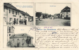 Delcampe - (67) Furdenheim, Quatzenheim, Strasbourg, Bas Rhin. Fürdenheim, Straßburg. Sattlerei Und Spezereihandlung - Bouxwiller