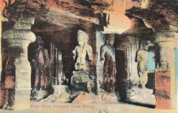 Delcampe - Bombay, India. Linga Shrine Elephanta Caves - Indien