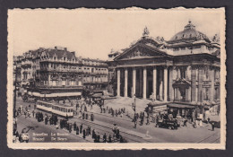 Delcampe - Vintage Postcard Belgium Brussels Stock Exchange 1948 - Brüssel (Stadt)