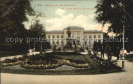 Delcampe - KIEL  CITY Schlossgarten Universitaet Kaiser Wilhelm Denkmal - Kiel