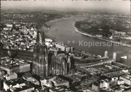Delcampe - Koeln Rhein Dom Fliegeraufnahme - Köln