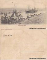 Delcampe - Suez السويس‎ As-Suways Dampfer Und Baggerschiff 1907 - Sues