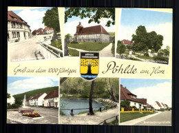 Delcampe - Pöhlde, Am Harz, 6 Bilder Karte U. A. Rhumequelle, Wappen - Sonstige & Ohne Zuordnung
