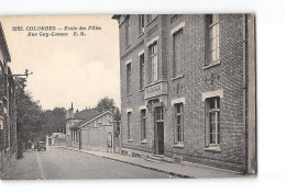 Delcampe - COLOMBES - Ecole Des Filles - Rue Gay Lussac - état - Colombes