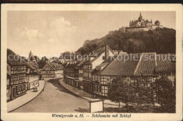 Delcampe - Wernigerode Harz Schoeneecke Mit Schloss - Wernigerode