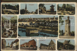 Delcampe - Sangerhausen Suedharz Rosarium Moltkewarte Schule Amtsgeriht Stadtpark - Sangerhausen