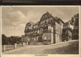 Delcampe - Wernigerode Harz Hauptgebaeude Erholungsheim Kuesters Camp - Wernigerode
