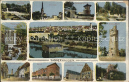 Delcampe - Sangerhausen Suedharz Rosarium Ulrichplatz Husarenpfoertchen Moltkewarte Rathaus - Sangerhausen