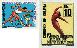 Delcampe - 68885 MNH BOLIVIA 1979 1º JUEGOS DEPORTIVOS CRUZ DEL SUR - Athlétisme