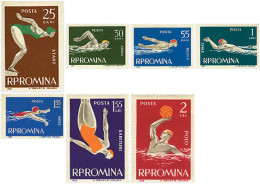 Delcampe - 61902 MNH RUMANIA 1963 NATACION - Natation