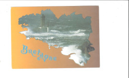 Delcampe - BRETAGNE   TEMPETE DE SUROIT   THEME PHARES     ***  RARE   A SAISIR  *** - Bretagne