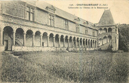 Delcampe - CPA Chateaubriant Loire Inf Colonnades Du Chateau De La Renaissance - Châteaubriant