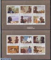 Delcampe - Namibia 2006 Tradional Roles Of Men 12v (2 M/s), Mint NH, History - Nature - Various - Cattle - Folklore - Namibie (1990- ...)