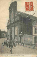 Delcampe - Carte Postale Ancienne - 59 - Douai - L'Eglise Saint Jacques - Animé - CPA - Voir Scans Recto-Verso - Poscard - Carta Po - Douai