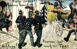 Delcampe - CPA Wache Rrraus Reserve Kommt, Reserve Hat Noch 165 Tage - Sonstige & Ohne Zuordnung