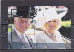 Delcampe - Jersey-HRH The Prince Of Wales / 70th Birthday-2018-MNH - Jersey