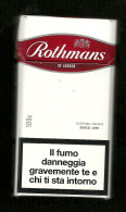 Delcampe - Tabacco Pacchetto Di Sigarette Italia - Rothmans 100s Da 20 Pezzi T.1 ( Vuoto ) - Etuis à Cigarettes Vides
