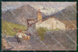 Delcampe - Venezia XI Esposizione Internazionale D'Arte Cogne Val D'Aosta Cartolina RT8106 - Venezia (Venedig)