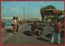 Delcampe - ISRAËL - CP ANIMEE OLD JAFFA / VIEUX JAFFA - VUE SUR TEL-AVIV - PALPHOT LTD - 1979 - Israel