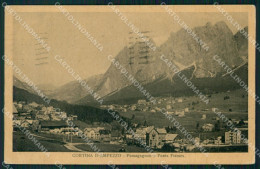 Delcampe - Belluno Cortina D'Ampezzo Pomagagnon E Punta Fiames Cartolina VK3859 - Belluno