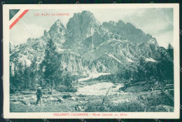 Delcampe - Belluno Cortina D'Ampezzo Monte Cristallo Cartolina VK3979 - Belluno