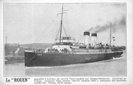 Delcampe - Paquebot Le Rouen - Dampfer