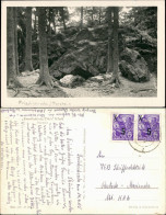 Delcampe - Ansichtskarte Friedrichroda Felsen Fels Partie Am Torstein DDR Postkarte 1953 - Friedrichroda